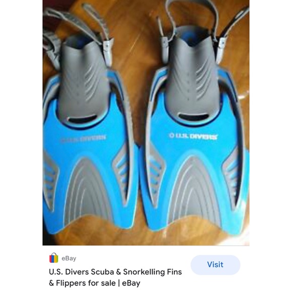 US Divers scuba & snorkeling fins with bag - Picture 9 of 9